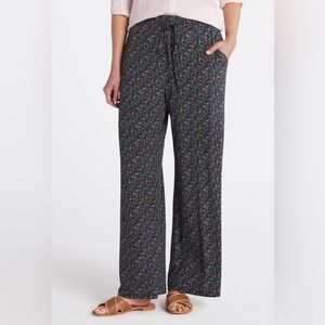 Kaileigh Rochelle Extra High Rise Blue Floral Wide Leg Pants